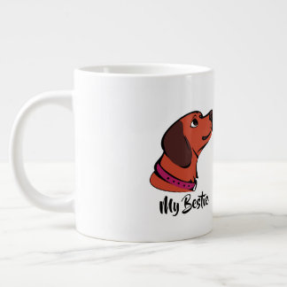 Grande Tasse Coupe du café "My Bestie" | Adorable cadeau de chi