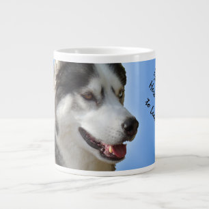 Grande Tasse Coupe Husky Jumbo Mug Siberian Husky Personnalisée