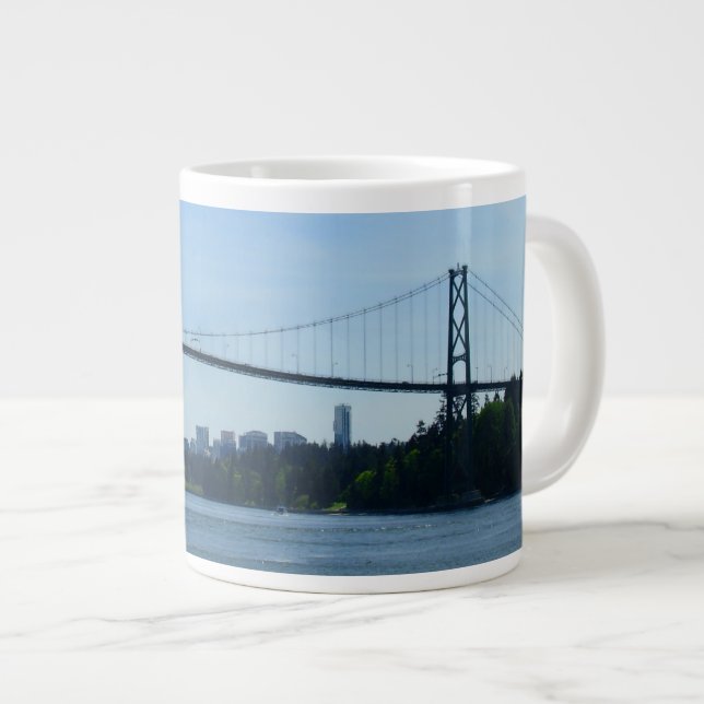 Grande Tasse Coupe Jumbo Vancouver Coffee Mug Canada Souvenir C (Devant droit)