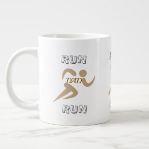 Grande Tasse Cours Papa Cours, Cadeau Drôle pour Papa qui Court