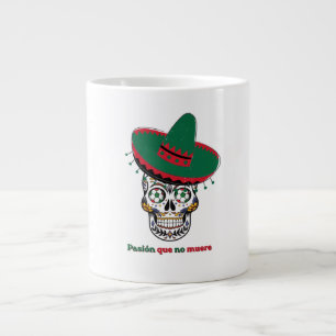 Grande Tasse Crâne de football du Mexique 2026 - Passion qui ne