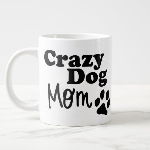 Grande Tasse Crazy Dog Mom Coffee Tea Mug Cadeau Amoureux des c