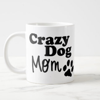 Grande Tasse Crazy Dog Mom Coffee Tea Mug Cadeau Amoureux des c