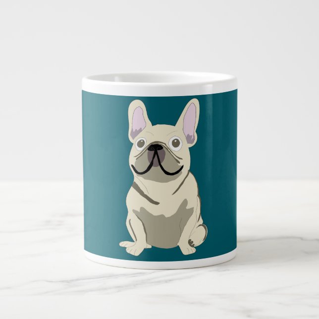Grande Tasse Cream French Bulldog (Devant)