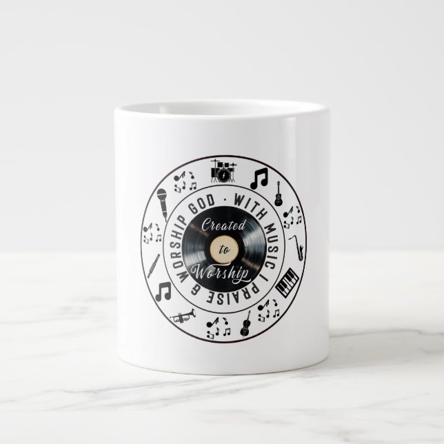 Grande Tasse Created to Worship (Devant)