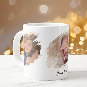 Grande Tasse Créer une photo personnalisée et du texte Jumbo Ta