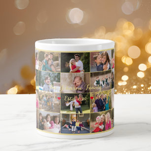 Grande Tasse Créez Votre Propre Collage Photo De Famille Person