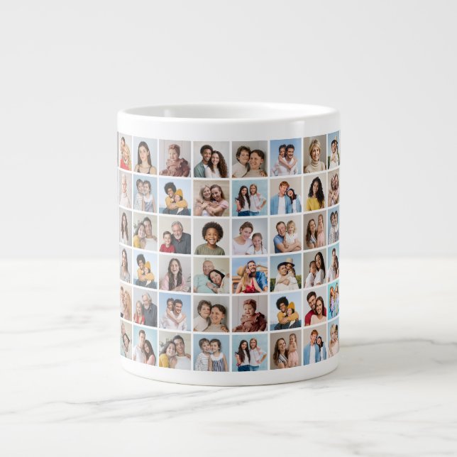 Grande Tasse Créez votre propre collection photo de 60 (Devant)