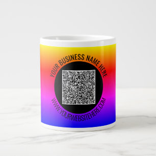 Grande Tasse Créez Votre Propre Mug Cadeau d'Affaires à Code QR