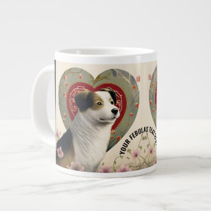 Grande Tasse Créez votre propre texte personnalisé personnalisé