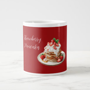 Grande Tasse Crêpes aux fraises rouges