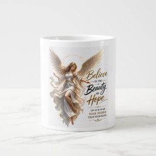 Grande Tasse Croire Beauté Espoir Ange Citation Inspirante