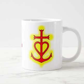 Grande Tasse Croix camarguaise (Fides Caritas Spes