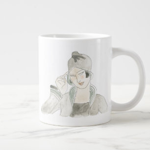 Grande Tasse Croquis de mode Flapper