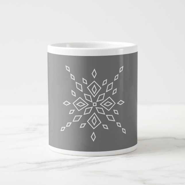 Grande Tasse Crystalized Snowflake (Devant)