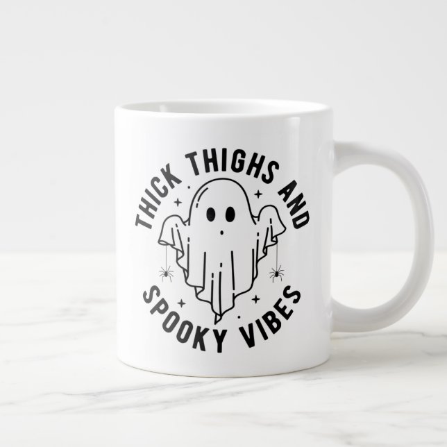 Grande Tasse "Cuirs Épais Et Vibes Éffrayantes" (Droite)