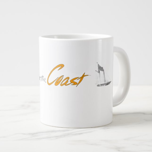 Grande Tasse Cuisine sur la côte| Coffee Mug (Devant droit)