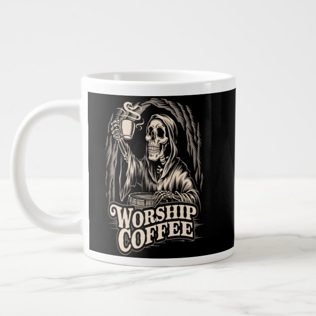 Grande Tasse Culte Café Squelette (Gauche)
