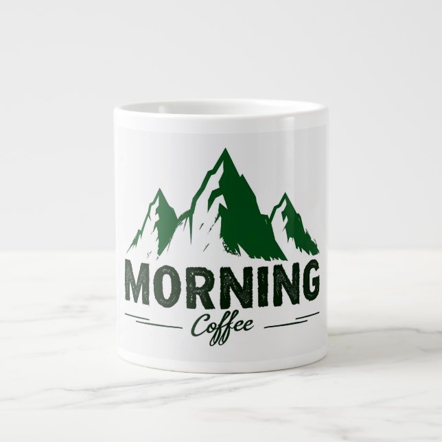 Grande Tasse CUP oF café Jumbo Certains jours, (Devant)