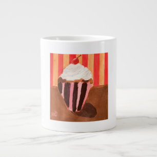 Grande Tasse Cupcake avec glaçage à la vanille