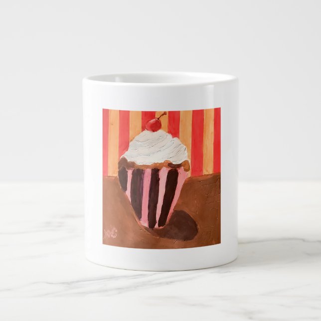 Grande Tasse Cupcake with Vanilla Frosting (Devant)