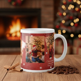 Grande Tasse Custom Family Picture Gift for Christmas and Winte