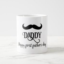 Grande Tasse custom Happy first father's day