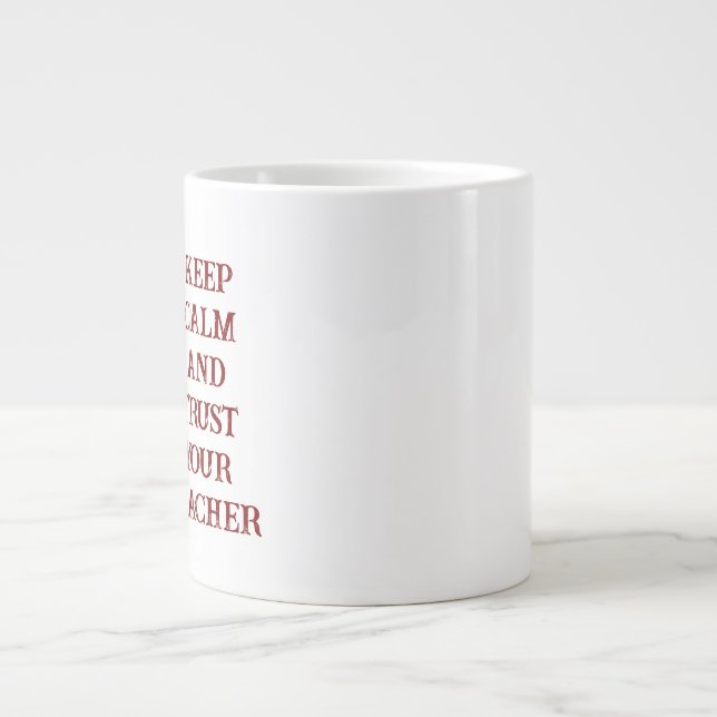 Grande Tasse Custom Teacher Gift Mug  (Devant)