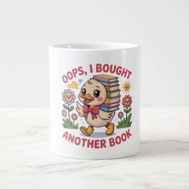 Grande Tasse Cute Canard Livre Lover Spécialité Mug 2025 (Devant)
