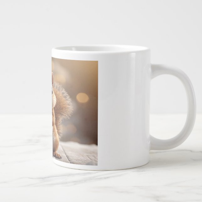 Grande Tasse Cute Christmas Squirrel Specialty Mug (Droite)