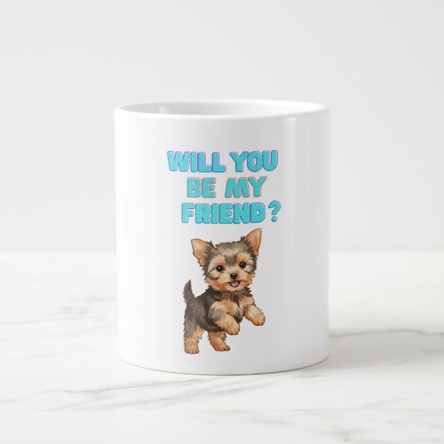 Grande Tasse Cute Dog Mug (Devant)