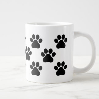 Grande Tasse Cute Dog Paw Mug - Parfait pour les amoureux des a