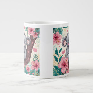 Grande Tasse "Cute Koala Love Mug - Koalas romantiques avec fle
