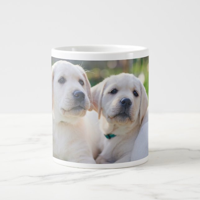 Grande Tasse Cutest Baby Animals | Yellow Labrador Retrievers (Devant)