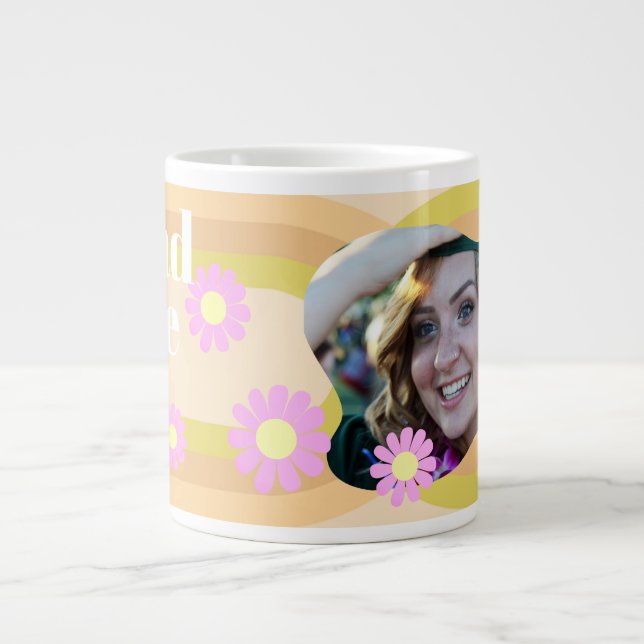 Grande Tasse Daisy Graduate Photo Beige (Devant)