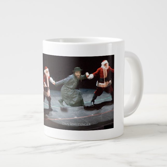 Grande Tasse Dancin' Santas & Chassid (Devant droit)