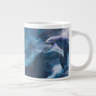 Grande Tasse Dauphins Jouant JUSTE POUR LE THRILL