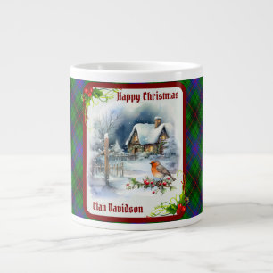 Grande Tasse Davidson Tartan & Robin Noël