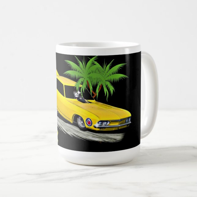 Grande tasse de BackMotor 15 onces (Devant droit)