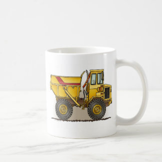 Grande tasse de café de camion à benne basculante