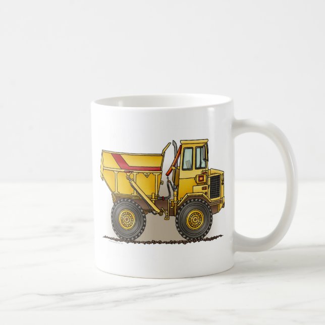 Grande tasse de café de camion à benne basculante (Droite)