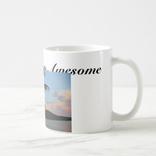 Grande tasse de café de citation de plage de Port