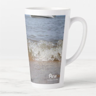 Grande tasse de latte de 17 oz