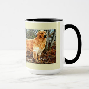 Grande tasse de sonnerie de garçon de golden