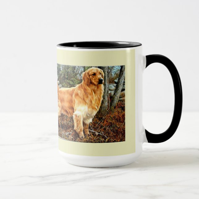 Grande tasse de sonnerie de garçon de golden (Droite)