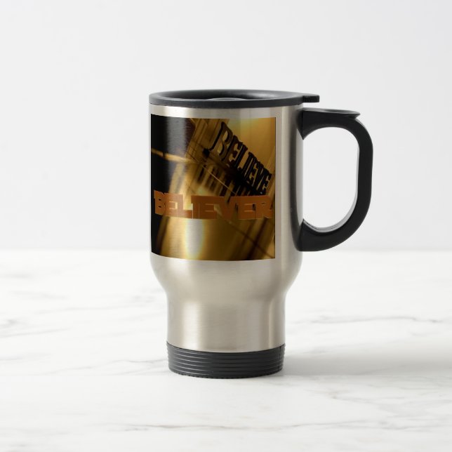 Grande tasse de voyage de croyants (Droit)