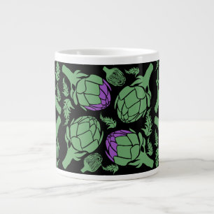 Grande Tasse Décoration de maison d'art botanique d'artichaut