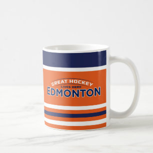 Grande tasse d'Edmonton d'hockey
