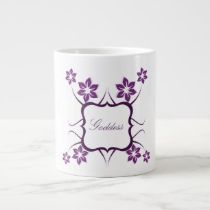 Grande Tasse Déesse Florale Jumbo Mug, Violet