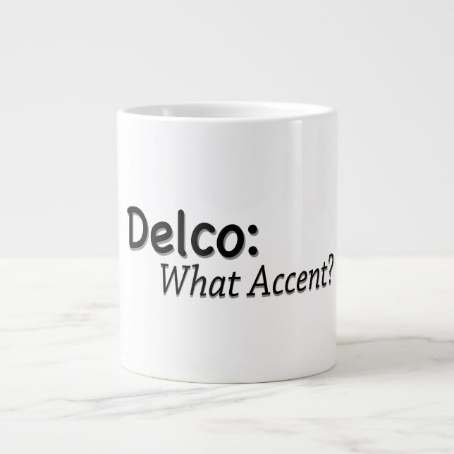 Grande Tasse Delco Quel Accent ? (Devant)